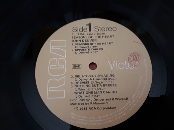 John Denver - Seasons Of The Heart | RCA Victor (PL 14256) - 4 John Denver - Seasons Of The Heart | RCA Victor (PL 14256) - 4