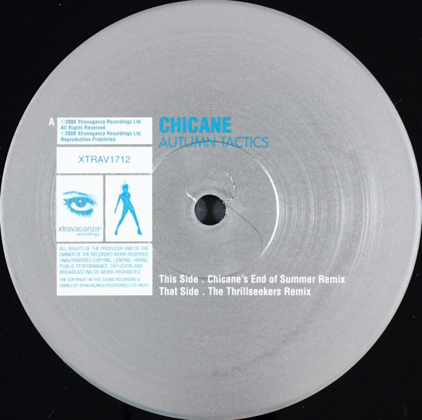 Chicane - Autumn Tactics | Xtravaganza Recordings (XTRAV1712) - 3