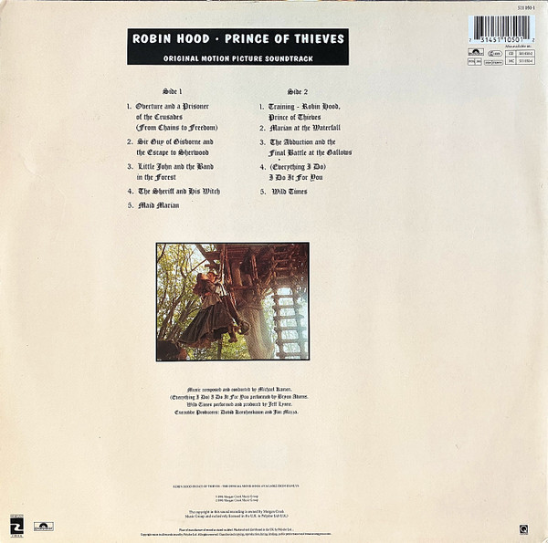 Michael Kamen - Robin Hood: Prince Of Thieves (Original Motion Picture Soundtrack) | Polydor (511 050-1) - 2 Michael Kamen - Robin Hood: Prince Of Thieves (Original Motion Picture Soundtrack) | Polydor (511 050-1) - 2