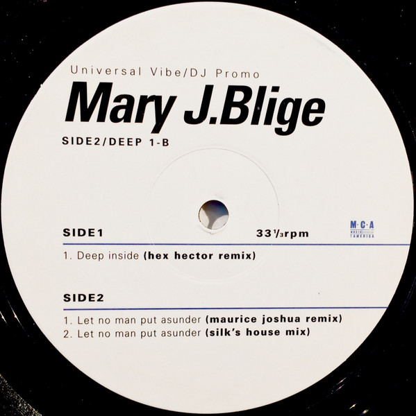 Mary J. Blige - Deep Inside | MCA Records (DEEP 1)