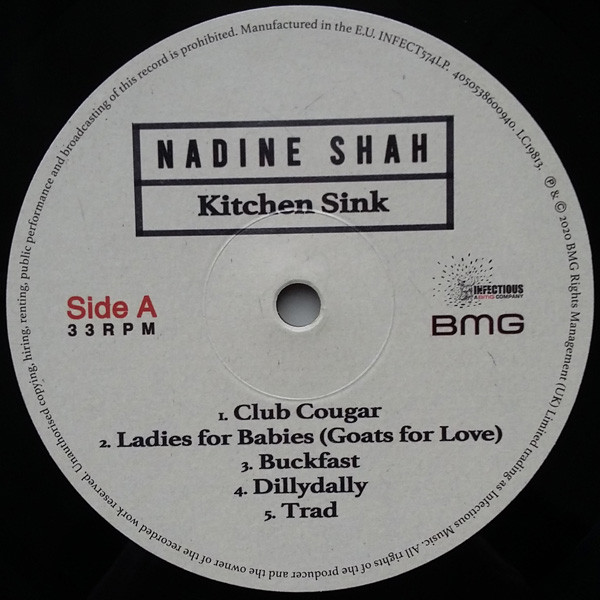 Nadine Shah - Kitchen Sink | Infectious Music (INFECT574LP) - 4 Nadine Shah - Kitchen Sink | Infectious Music (INFECT574LP) - 4