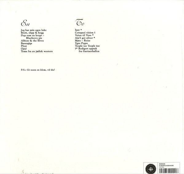 Boastein - Jeg Har Min Egen Luke | Norske Albumklassikere (NALP020) - 2 Boastein - Jeg Har Min Egen Luke | Norske Albumklassikere (NALP020) - 2