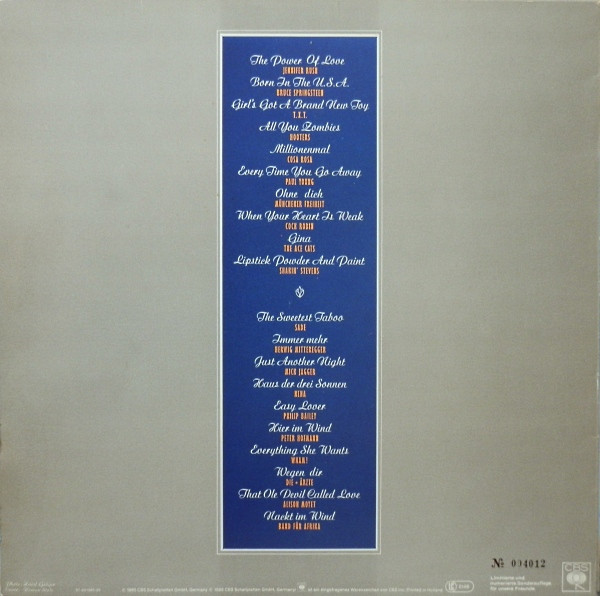 Various - Danke '85 | CBS (07-001985-20) - 2