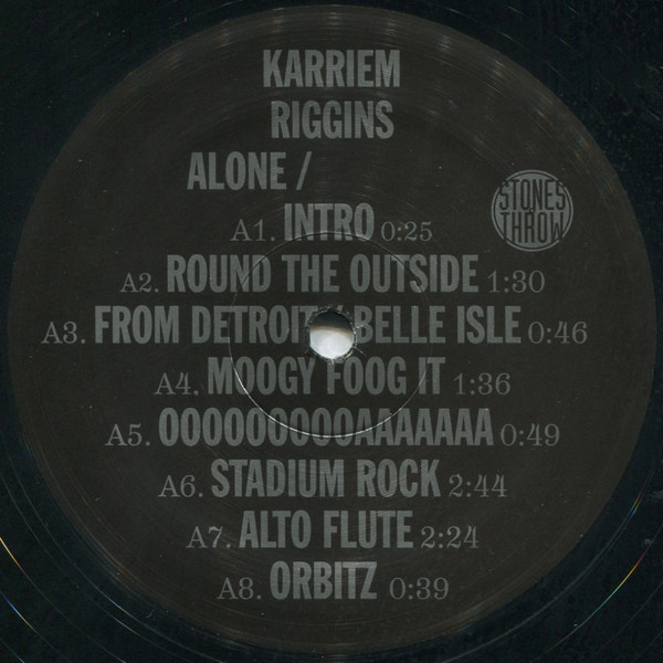 Karriem Riggins - Alone/ | Stones Throw Records (STH2296) - 3