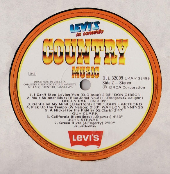 Various - Levi's In Concerto (Country Music) | Levi's (DJL 32009) - 3