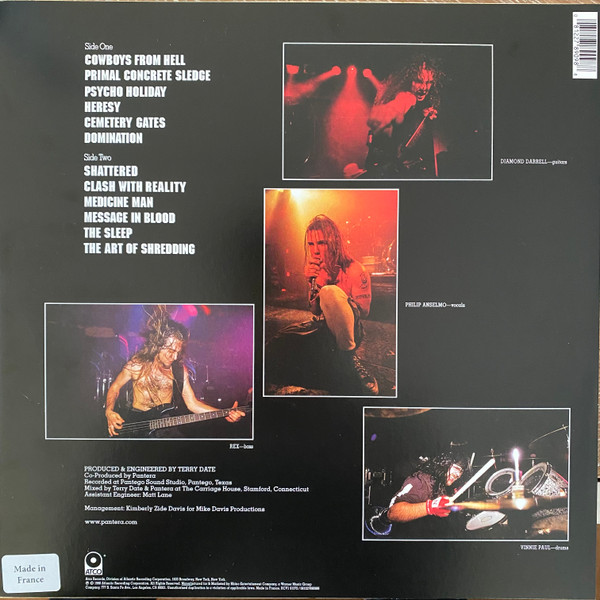 Pantera - Cowboys From Hell | ATCO Records (RCV1 91372) - 2