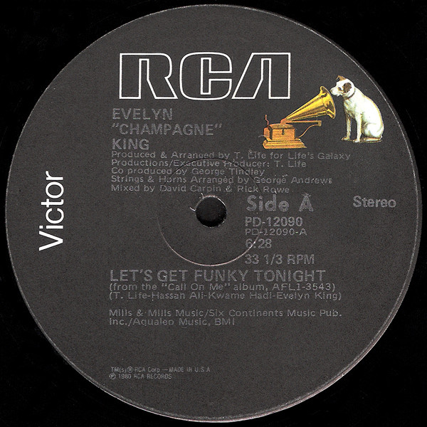 Evelyn King - Let's Get Funky Tonight (12") [Vinyl] | RCA Victor (PD-12090)