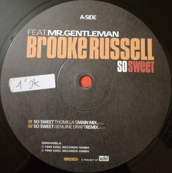 Brooke Russell Feat. Gentleman - So Sweet | Edel (0066440BLA) - 3