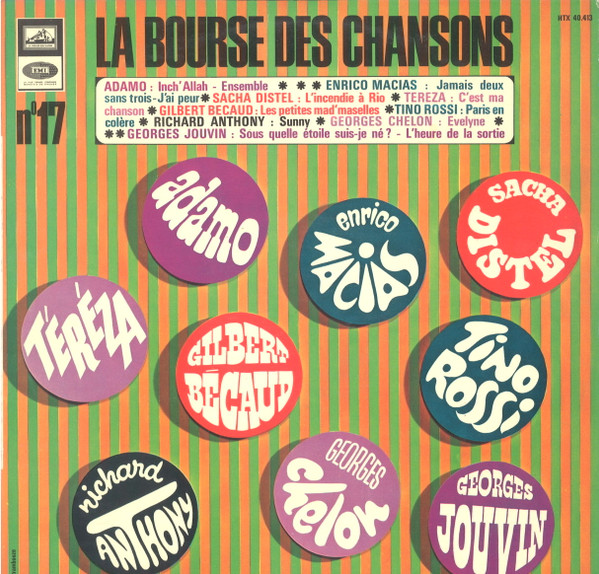 Various - La Bourse Des Chansons N° 17 | La Voix De Son Maître (HTX 40.413) - main