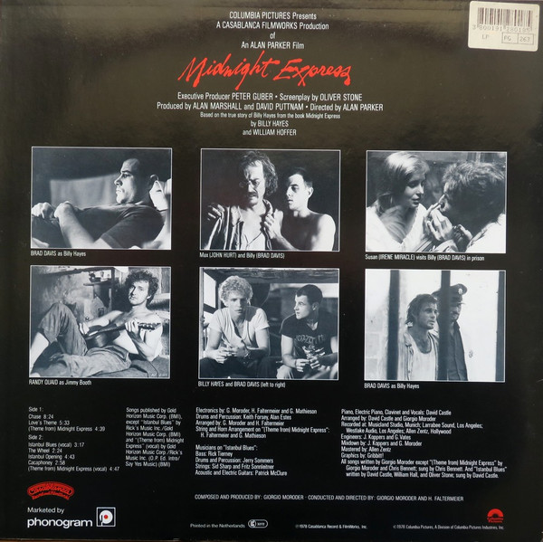 Giorgio Moroder - Midnight Express (Music From The Original Motion Picture Soundtrack) | Casablanca (9128 018) - 2 Giorgio Moroder - Midnight Express (Music From The Original Motion Picture Soundtrack) | Casablanca (9128 018) - 2