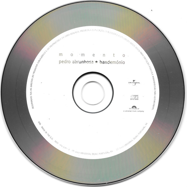 Pedro Abrunhosa E Os Bandemónio - Momento | Polydor (064 526-2) - 3