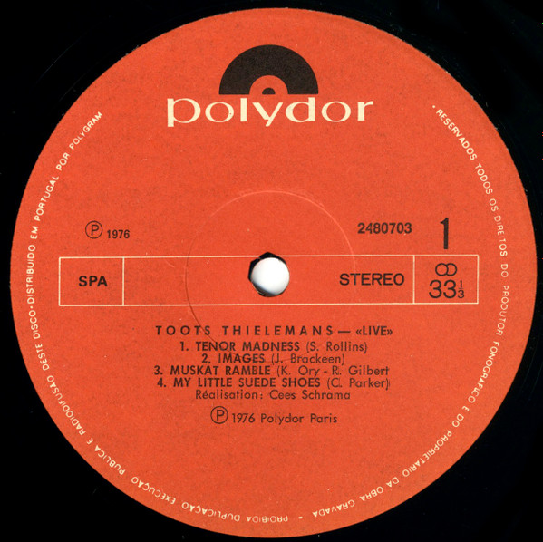 Toots Thielemans - Live | Polydor (2480 703) - 3