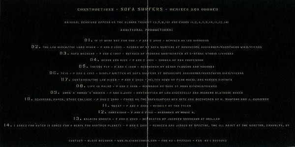Sofa Surfers - Constructions: Sofa Surfers Remixed And Dubbed | Motor Music (543 911-2) - 4