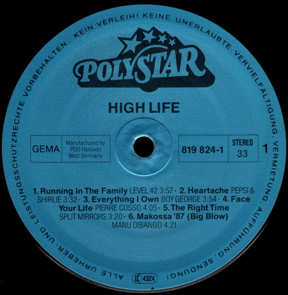 Various - High Life - 24 Tierische Brüller | Polystar (819 823-1) - 3