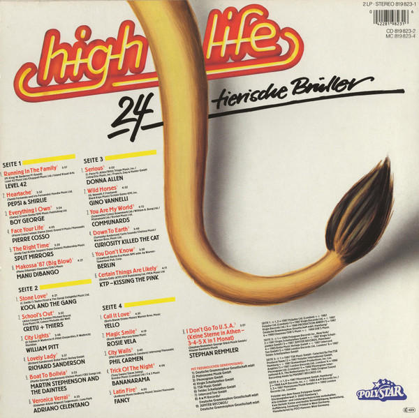 Various - High Life - 24 Tierische Brüller | Polystar (819 823-1) - 2