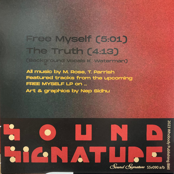 Theo Parrish , Maurissa Rose - Free Myself / The Truth | Sound Signature (SSv090 a/b) - main