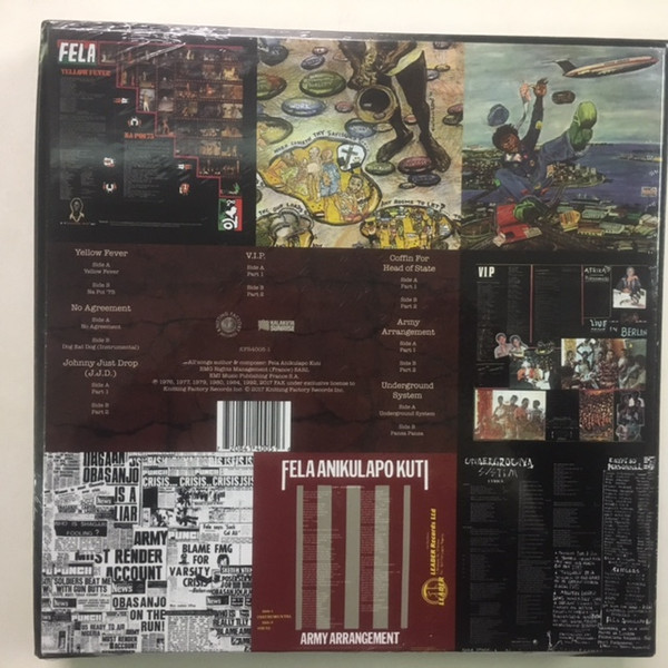 Fela Kuti - Vinyl Box Set 4 | Knitting Factory Records (KFR4005-1) - 2