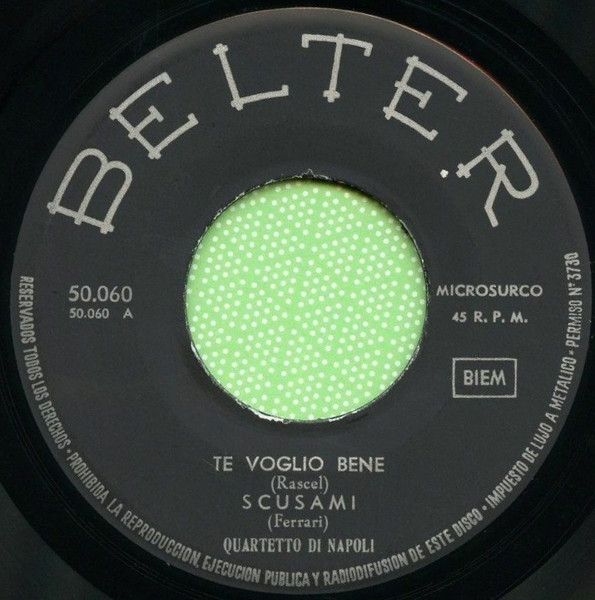 Quartetto Di Napoli - Exitos De Italia Vol. I | Belter (50.060) - 4 Quartetto Di Napoli - Exitos De Italia Vol. I | Belter (50.060) - 4