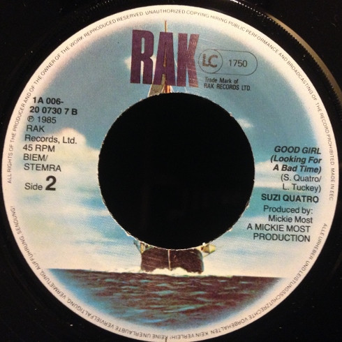 Suzi Quatro - Tonight I Could Fall In Love | RAK (006-20 0730 7) - 4 Suzi Quatro - Tonight I Could Fall In Love | RAK (006-20 0730 7) - 4