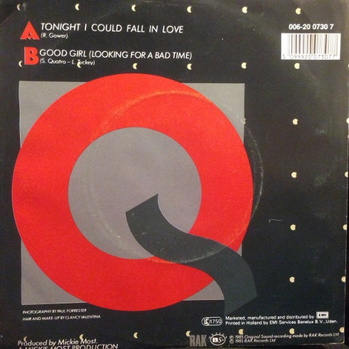Suzi Quatro - Tonight I Could Fall In Love | RAK (006-20 0730 7) - 2 Suzi Quatro - Tonight I Could Fall In Love | RAK (006-20 0730 7) - 2