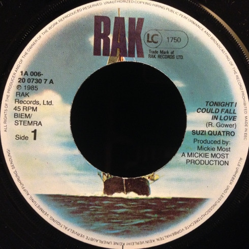 Suzi Quatro - Tonight I Could Fall In Love | RAK (006-20 0730 7) - 3 Suzi Quatro - Tonight I Could Fall In Love | RAK (006-20 0730 7) - 3