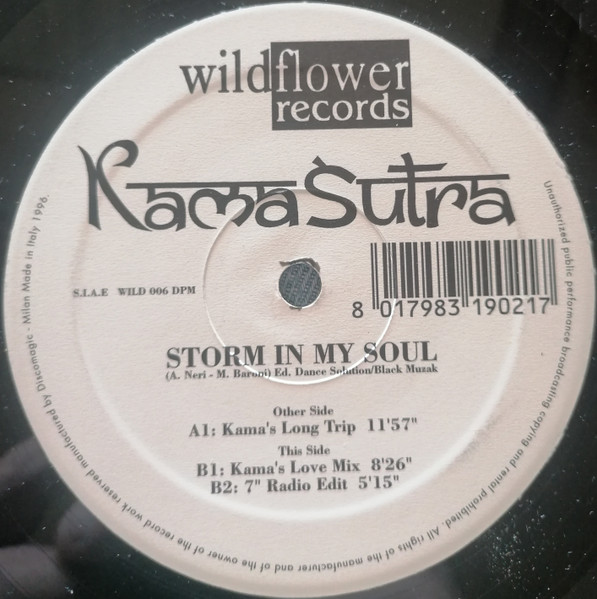 Kamasutra - Storm In My Soul | Wildflower Records (WILD 006) - main Kamasutra - Storm In My Soul | Wildflower Records (WILD 006) - main