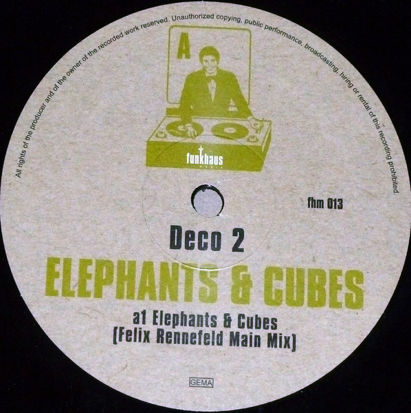 Deco 2 - Elephants & Cubes | Funkhaus Music (fhm 013) - 2 Deco 2 - Elephants & Cubes | Funkhaus Music (fhm 013) - 2