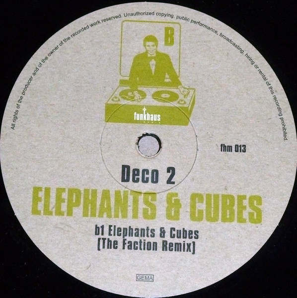 Deco 2 - Elephants & Cubes | Funkhaus Music (fhm 013) - 3 Deco 2 - Elephants & Cubes | Funkhaus Music (fhm 013) - 3