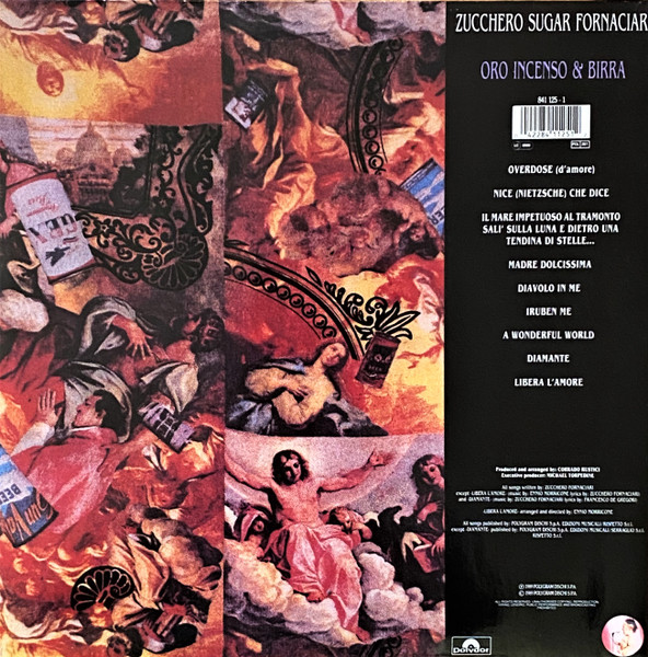 Zucchero - Oro Incenso & Birra | Polydor (841 125-1) - 3