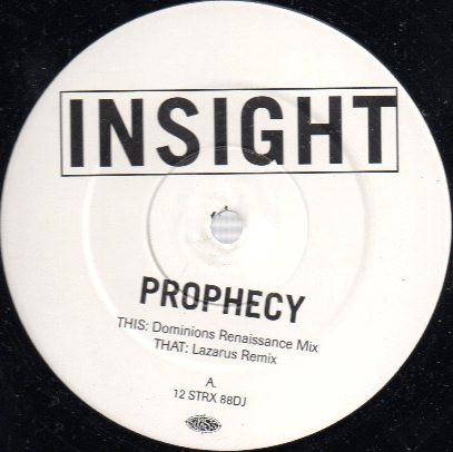 Insight - Prophecy | Stress Records (12 STR 88DJ)