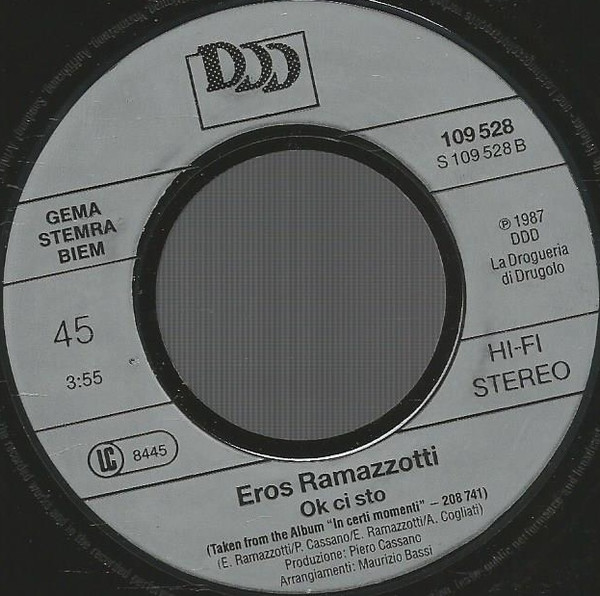 Eros Ramazzotti - Ma Che Bello Questo Amore | DDD (109 528) - 4