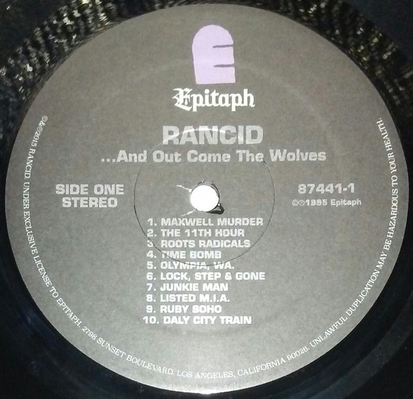 Rancid - ...And Out Come The Wolves | Epitaph (87441-1) - 2