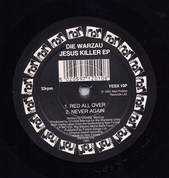 Die Warzau - Jesus Killer EP | Non Fiction Records (YESX 10P) - 2