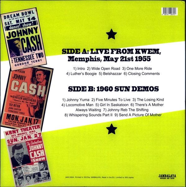 Johnny Cash - Wide Open Road - 1960-1962 Rarities | Jambalaya Records And Tapes (JAM13004) - 3 Johnny Cash - Wide Open Road - 1960-1962 Rarities | Jambalaya Records And Tapes (JAM13004) - 3
