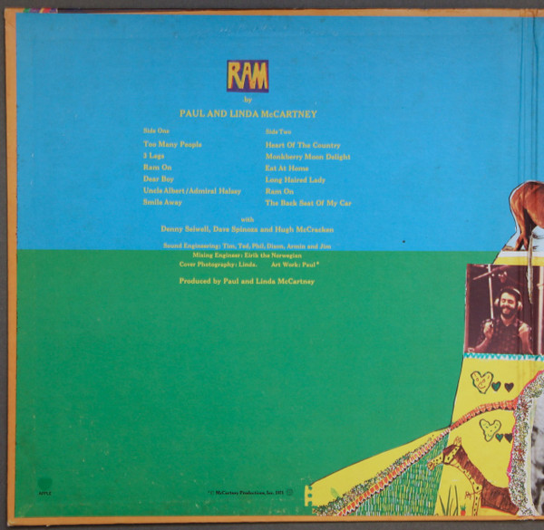 Paul & Linda McCartney - Ram | Apple Records (SMAS-3375) - 2