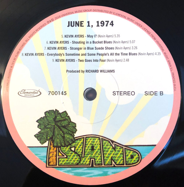 Kevin Ayers - John Cale - Brian Eno - Nico - June 1, 1974 | Island Records (700145) - 4 Kevin Ayers - John Cale - Brian Eno - Nico - June 1, 1974 | Island Records (700145) - 4