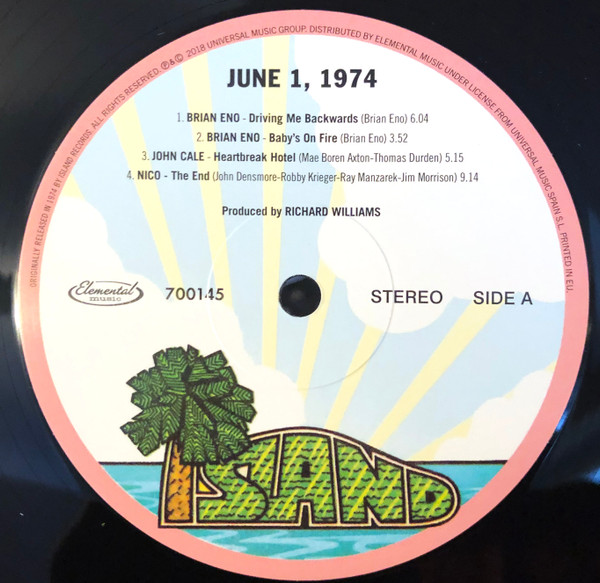 Kevin Ayers - John Cale - Brian Eno - Nico - June 1, 1974 | Island Records (700145) - 3 Kevin Ayers - John Cale - Brian Eno - Nico - June 1, 1974 | Island Records (700145) - 3
