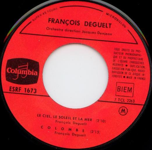 François Deguelt - Jusqu'à Venise | Columbia (ESRF 1673) - 4