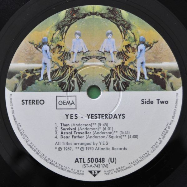 Yes - Yesterdays | Atlantic (ATL 50 048 Ⓤ) - 4 Yes - Yesterdays | Atlantic (ATL 50 048 Ⓤ) - 4
