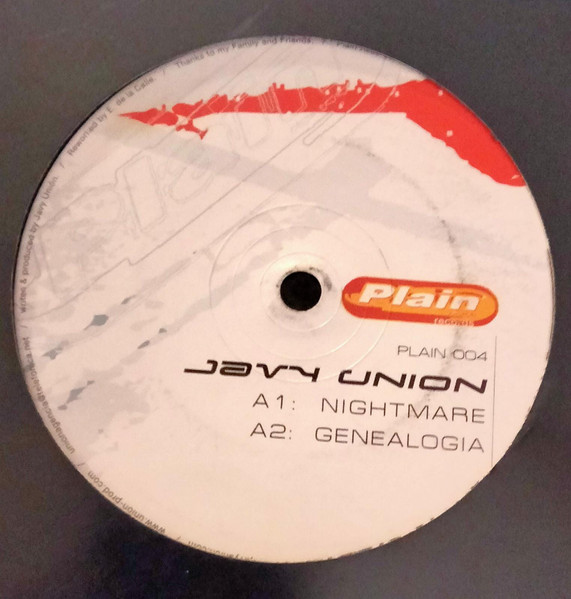 Javy Unión / Sideral - Nightmare / X1 | Plain Records (PLAIN 004)