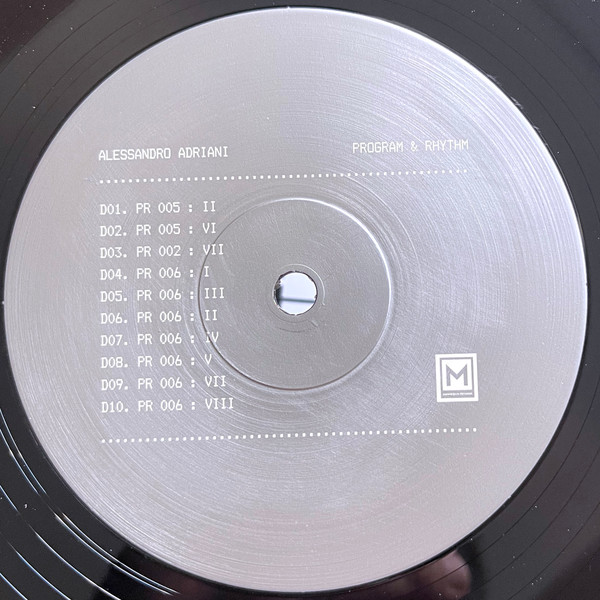 Alessandro Adriani - Program & Rhythm | Mannequin (MNQ 151) - 3