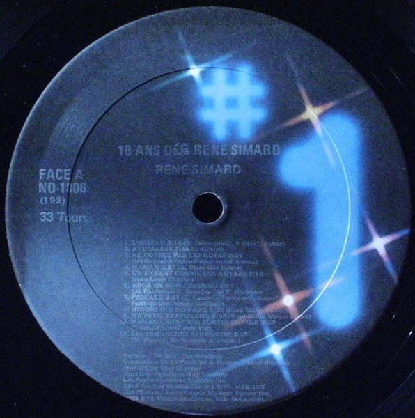 René Simard - 18 Ans Déjà [Vinyl] | Les Disques N°1 (No 1806) - 3