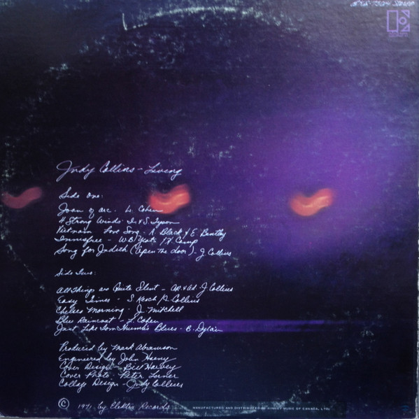 Judy Collins - Living | Elektra (EKS -75014) - 2
