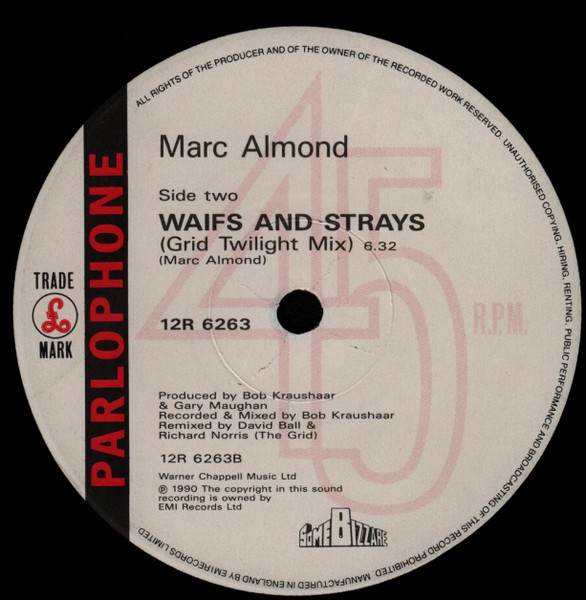 Marc Almond - Waifs And Strays (The Grid Mix) | Parlophone (12R 6263) - 4
