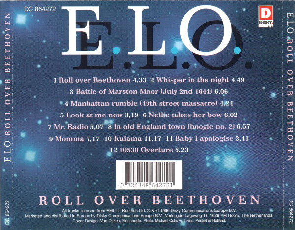 Electric Light Orchestra - Roll Over Beethoven | Disky (DC 864272) - 2