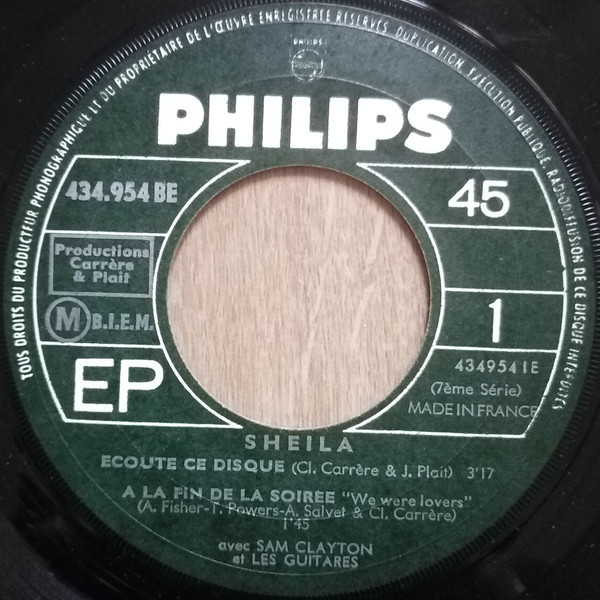 Sheila - Écoute Ce Disque | Philips (434 954 BE) - 3