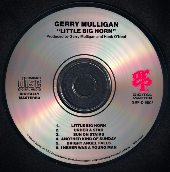 Gerry Mulligan - Little Big Horn | GRP (GRP-D-9503) - 3