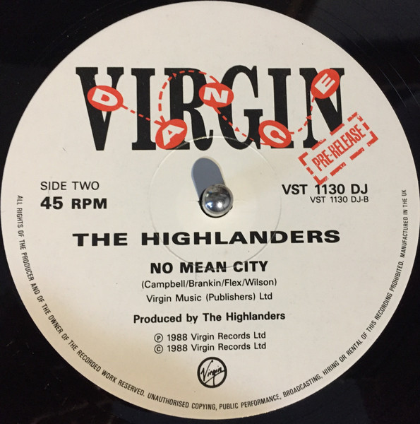 The Highlanders - Tell Me Things | Virgin (VST 1130 DJ) - 3 The Highlanders - Tell Me Things | Virgin (VST 1130 DJ) - 3