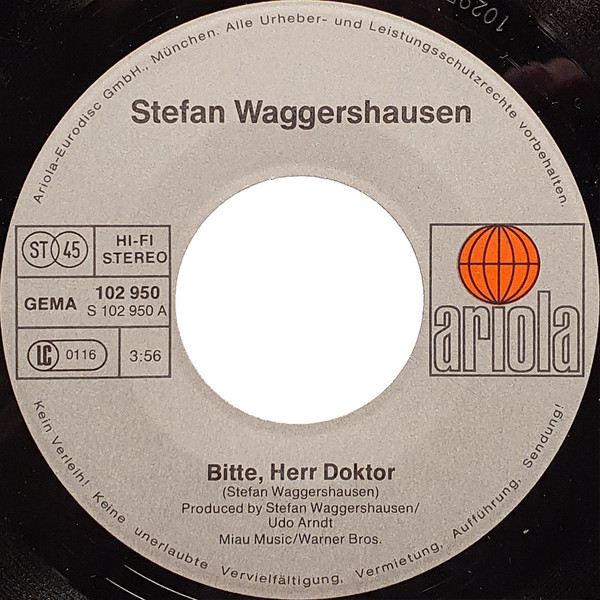 Stefan Waggershausen - Bitte, Herr Doktor | Ariola (102 950) - 3
