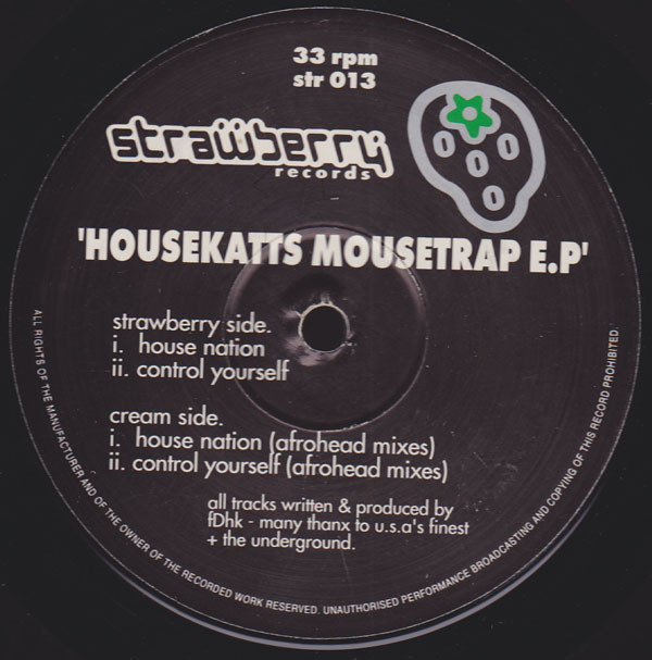 Felix Da Housecat - Housekatts Mousetrap E.P | Strawberry Records (str 013) - main